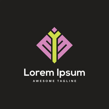 MYM Letter Logo Design Free Icon