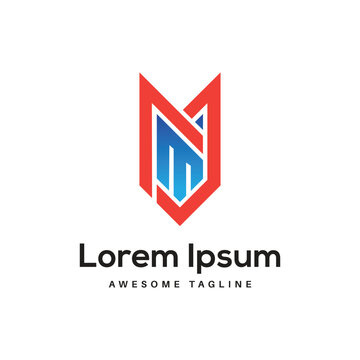 MJM Letter Logo Design Free Icon