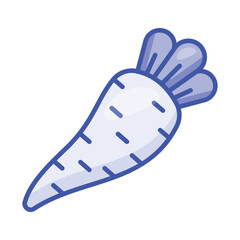 Boost your culinary creations with our Parsnip Icon. Earthy sweetness and versatile flavor for your projects