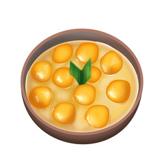Candil porridge food illustration 