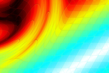 Obraz premium colorful swirls gradient background
