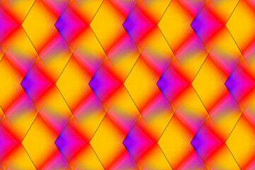 Fototapeta na wymiar Colorful Diamond Pattern