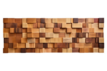 Luxe Lumber: Enhancing Your Space with Premium Modern Wood Art Isolated on a Transparent Background