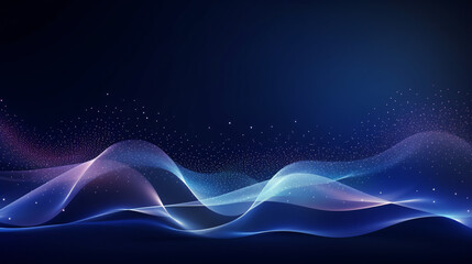 Abstract particle wavy background