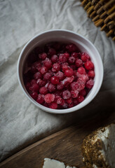 cranberries in a bowl