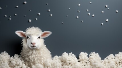 Sheep animal muslim eid al adha celebration, farming for cooking food