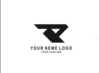 Fototapeta premium R Letter Logo Design Free Icon
