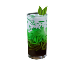Illustration of cendol drink