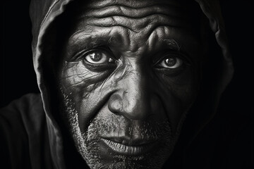A Portrait of Aging: The Weight of Emotional Struggle