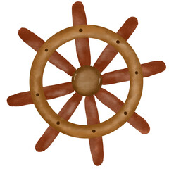 ship steering wheel