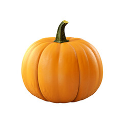 Obraz premium 3d Orange Pumpkin isolated on transparent background