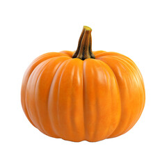Obraz premium 3d Orange Pumpkin isolated on transparent background