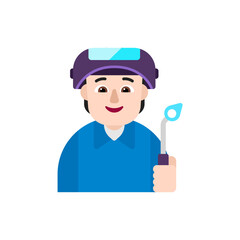 Factory Worker: Light Skin Tone