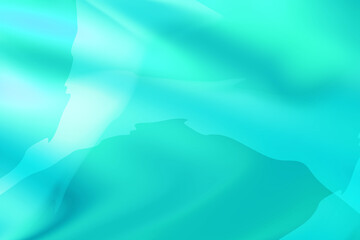 Obraz premium Soft dark light green background with curve pattern graphics for illustration. 