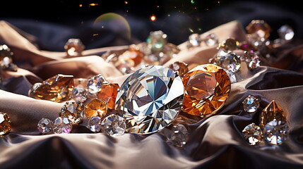 輝く宝石のイメージ