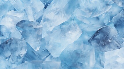Obraz premium Texture of blue ice, forming a captivating winter background.