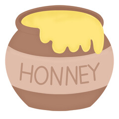jar with honey