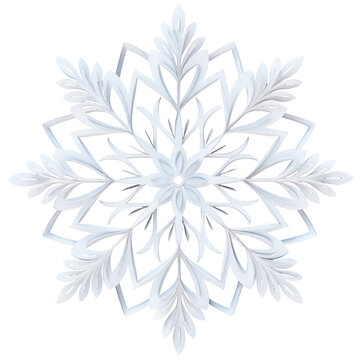 Transparent Frozen Snowflake Clipart, Cut Out Png Design