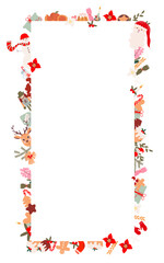 frame with winter clip art