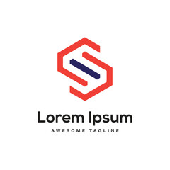 S Letter Logo Design Free Icon