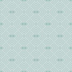 Seamless geometric background for your designs. Modern vector ornament. Geometric abstract light blue white pattern