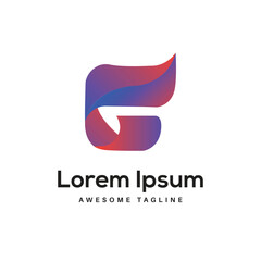 Obraz premium G Letter Logo Design Free Icon