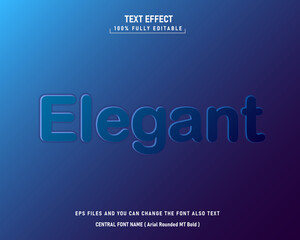 simple text effect template