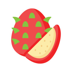 Get your hands on this visually perfect icon of pitaya. Dragon fruit vector design