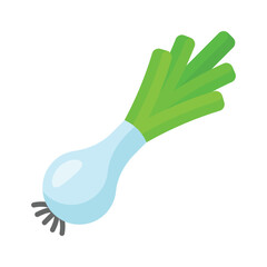 Leek vegetable vector design, ready to use in mobile apps, websites and all digital of printing platforms