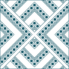 Fototapeta premium Elegant Classic Vintage Seamless Pattern