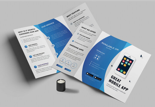 Mobile App Trifold Brochure