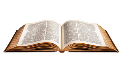 Transparent Unveiling Knowledge: Open Book - Captivating Stock Image for Sale. Transparent background	