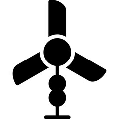 Wind Turbine Icon