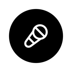 karaoke line circular icon