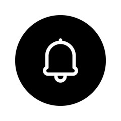 bell line circular icon