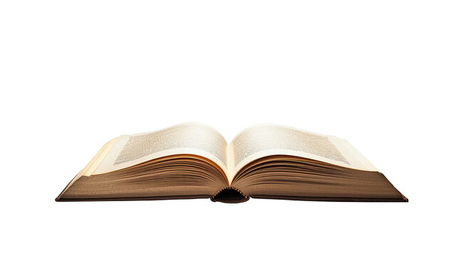 Transparent Unveiling Knowledge: Open Book - Captivating Stock Image for Sale. Transparent background	