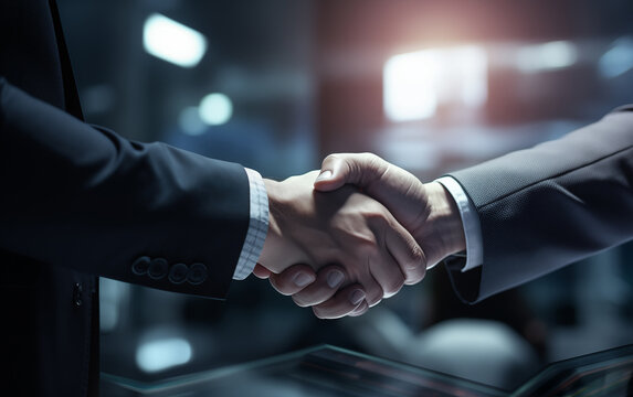 Successful Business Deal, Low Angle View of Handshake