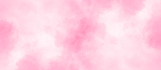 pink background with watercolor.hand painted vector illustration.gradient pink texture background.Soft pink grunge background frame.soft polished high detailed hand painted pink watercolor background.