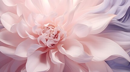 Abstract pastel light pink dahlia flower close up. Summer minimal floral background.