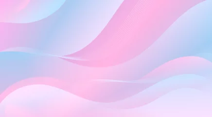 Foto op Plexiglas abstract background with waves, Pastel pink abstract wave background, 3d textured, ai generated © Atsy