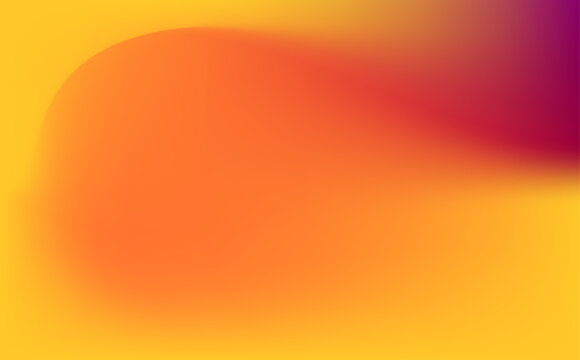 Orange wave Banner template background, Modern banner template with fluid background, Yellow gradient