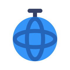 disco ball flat icon