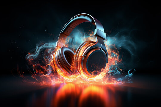 Headphones with a powerful and sturdy aura that are ready to be used to their full potential.