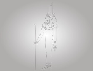 Ancient Egyptian Goddess Isis