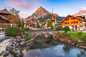 Kandersteg, Switzerland Mountain Town