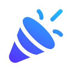confetti gradient fill icon