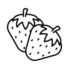 Take a look at this beautifully designed icon of strawberry, modern design style