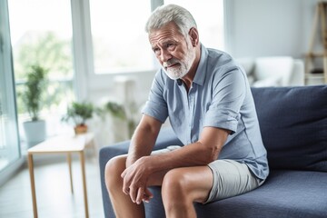 Senior man Syndrome Knee Pain and Problems
