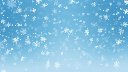 Fototapeta na wymiar Falling snowflakes