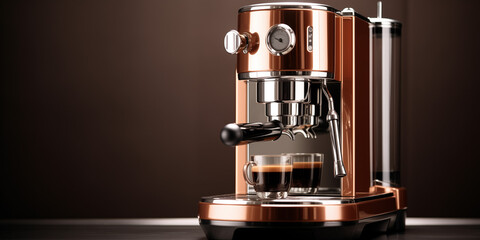 espresso machine close up